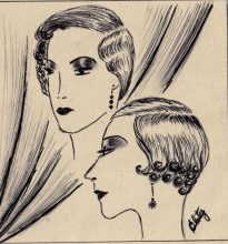 Desenho feito por Ernani Zétola assinado sob o pseudonimo "Alotez"